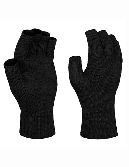 Fingerless Mitts - Black