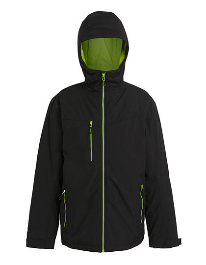 Navigate Waterproof Insulated Jacket - Black/Lime