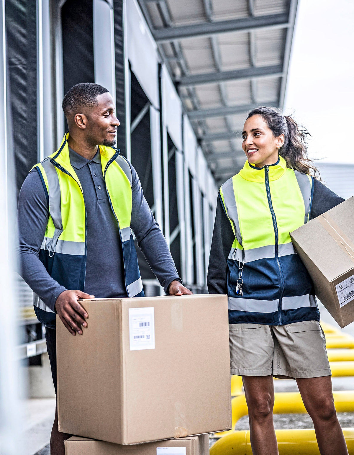 Weste Pro Hi-Vis Full Zip besticken & bedrucken | Pulsar Workwear