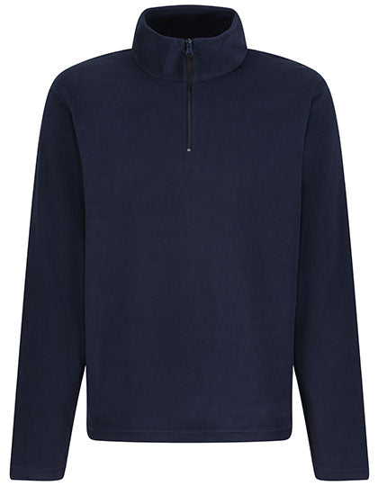 Micro Zip Neck - Dark Navy