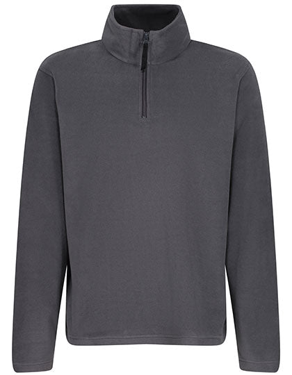 Micro Zip Neck - Seal Grey (Solid)