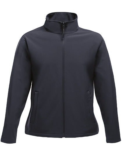 Women Ablaze Printable Softshell Jacket - Navy/Navy