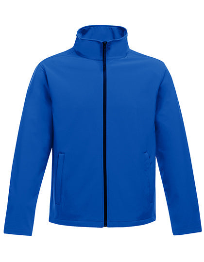 Women Ablaze Printable Softshell Jacket - New Royal/Black