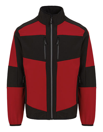 E-volve Unisex 2-Layer Softshell Jacket - Classic Red/Black