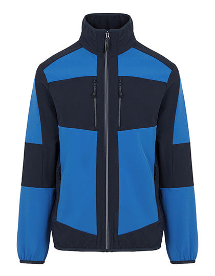E-volve Unisex 2-Layer Softshell Jacket - Strong Blue/Navy
