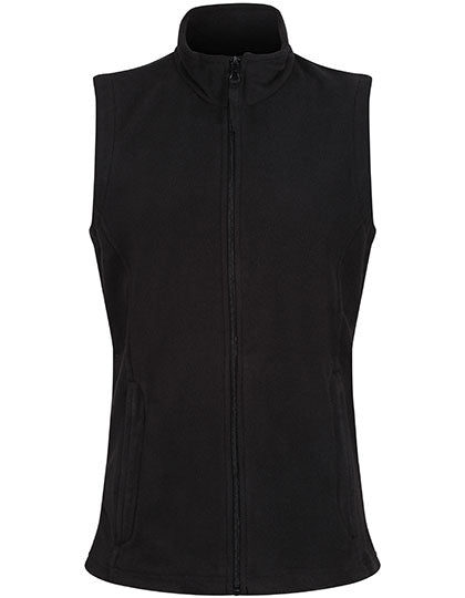 Women Micro Fleece Bodywarmer - Black