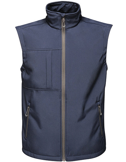 Men´s Octagon II Printable Softshell Bodywarmer - Navy/Seal Grey (Solid)