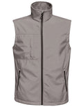 Men´s Octagon II Printable Softshell Bodywarmer - Seal Grey (Solid)/Black