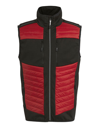 E-volve Unisex Thermal Hybrid Bodywarmer - Classic Red/Black