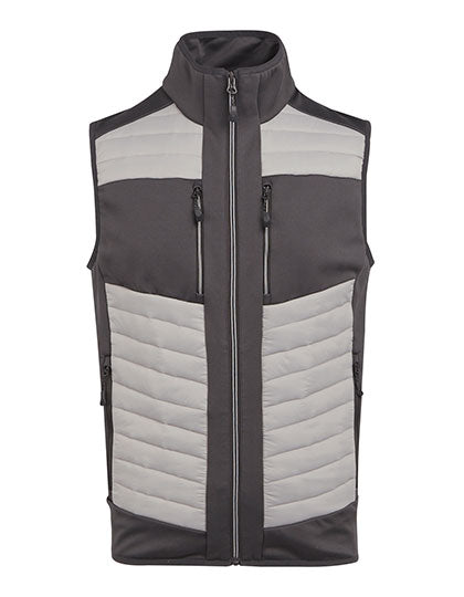 E-volve Unisex Thermal Hybrid Bodywarmer - Mineral Grey/Ash (Heather)