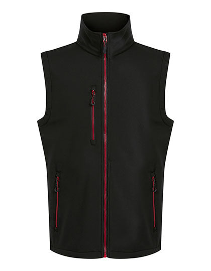 Navigate 2-Layer Softshell Bodywarmer - Black/Classic Red