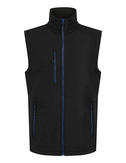 Navigate 2-Layer Softshell Bodywarmer - Black/New Royal