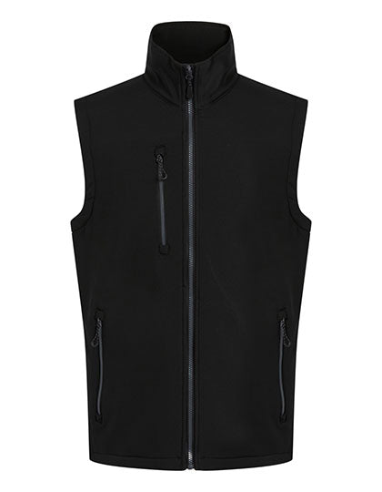 Navigate 2-Layer Softshell Bodywarmer - Black/Seal Grey