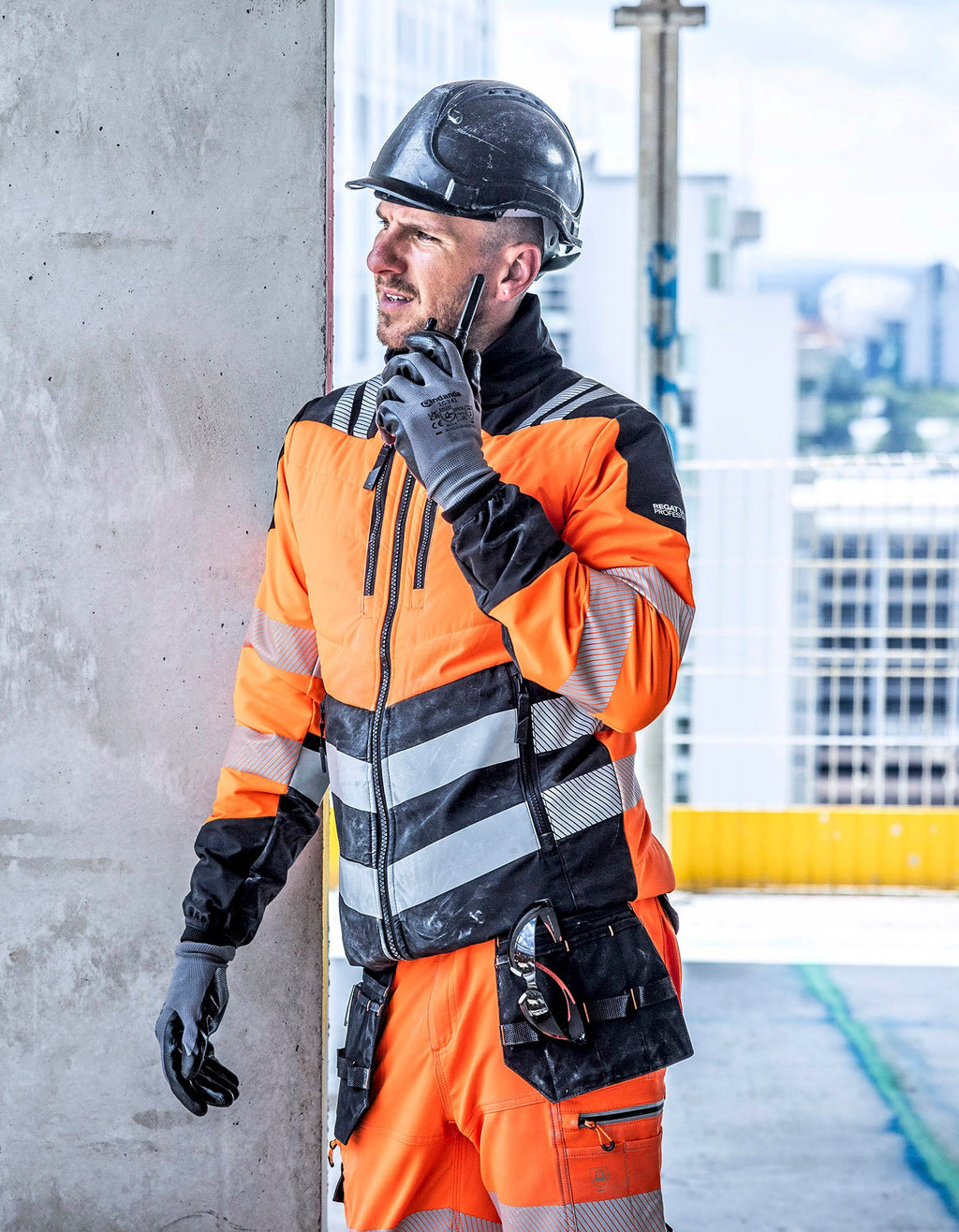 Hi-Vis X-Pro Hybrid Jacket- Class 2 besticken & bedrucken | Pulsar Workwear
