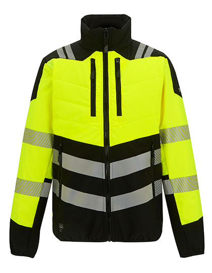 Hi-Vis X-Pro Hybrid Jacket - Class 2 - Black/Yellow
